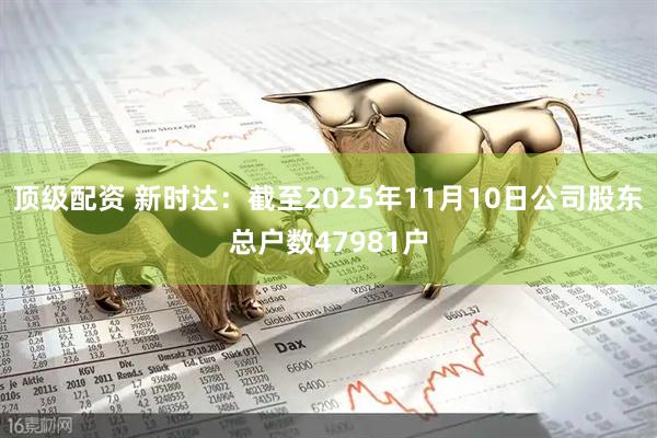 顶级配资 新时达：截至2025年11月10日公司股东总户数47981户